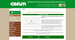 Desktop Screenshot of menuiserie-cofim.com